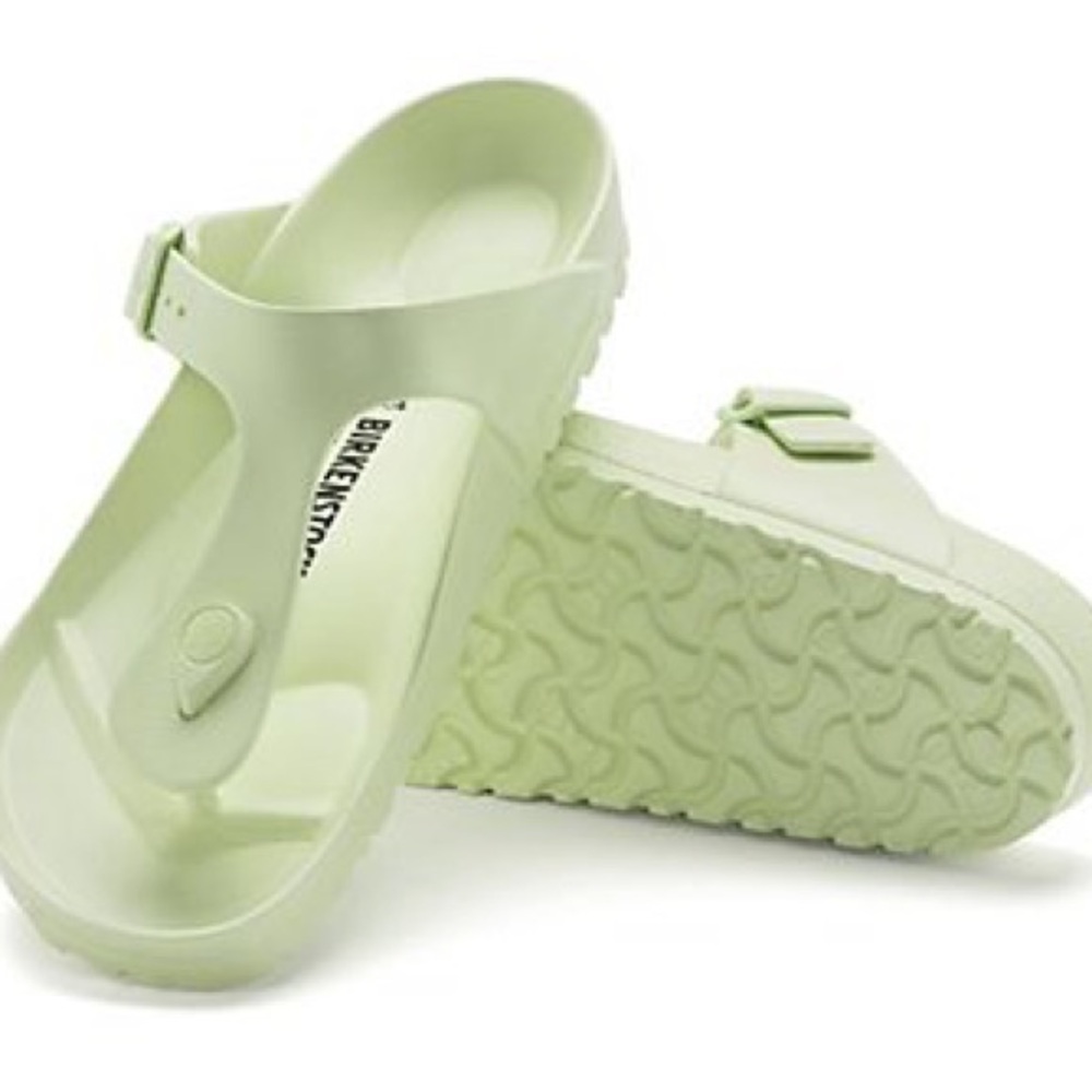 Birkenstock Gizeh Sandal – EVA Faded Lime – Size 9